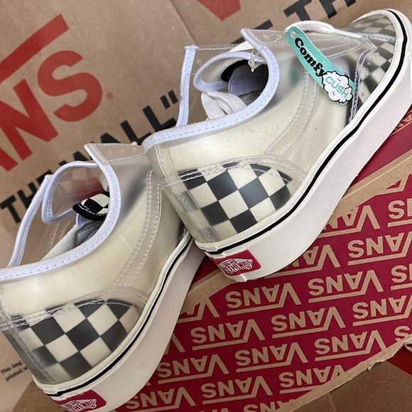 Vans Comfycush Slip-Skating Checkerboard Black/White WMNS - Picture 15 of 16